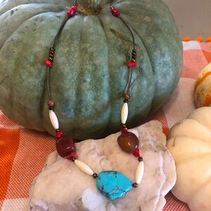Turquoise red corral Necklace Christmas gift 🎄❄️❄️☃️☃️❄️🎄